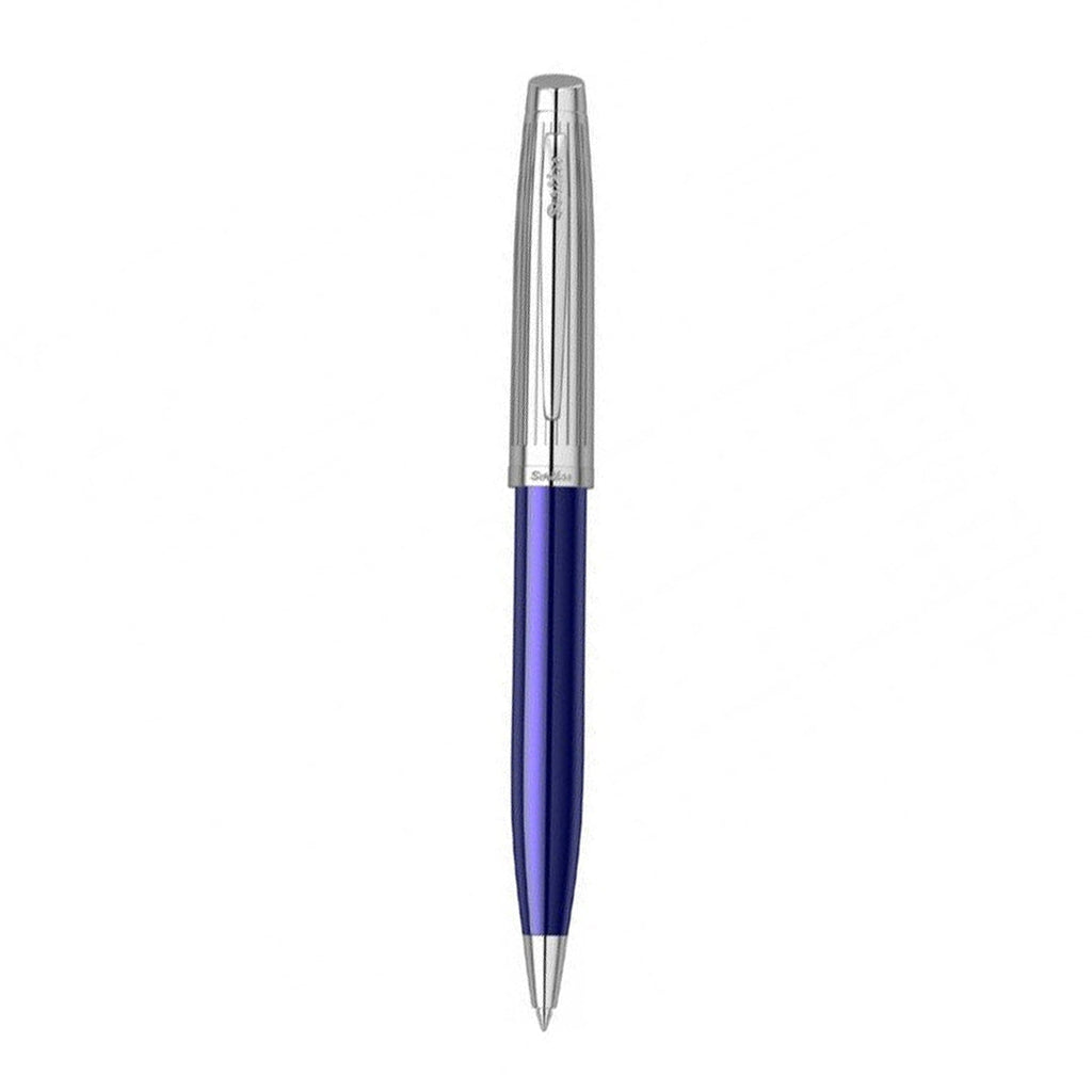 Scrikss Oscar 39 Ballpoint Pen | Blue Chrome CT