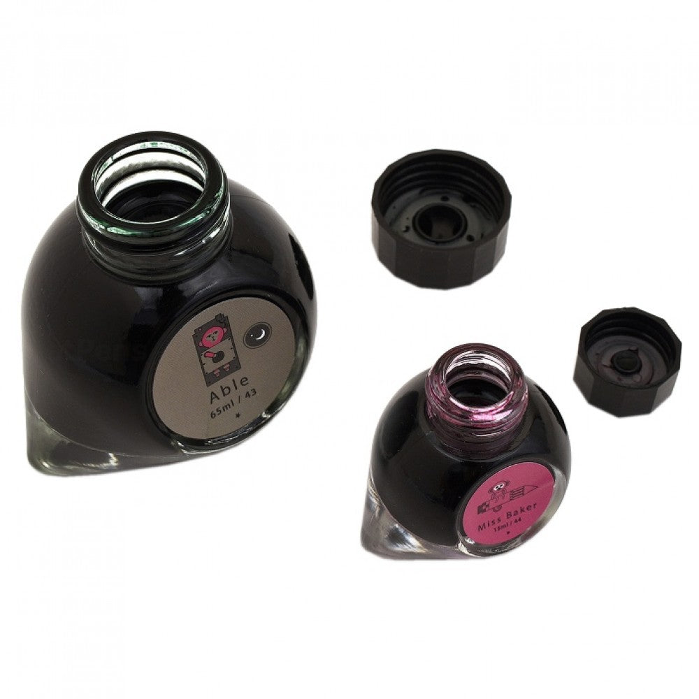 Colorverse Ink | Trailblazer In Space | Able Green & Miss Baker Pink | 65ml & 15ml | 2 Bottle Set - penpencilink