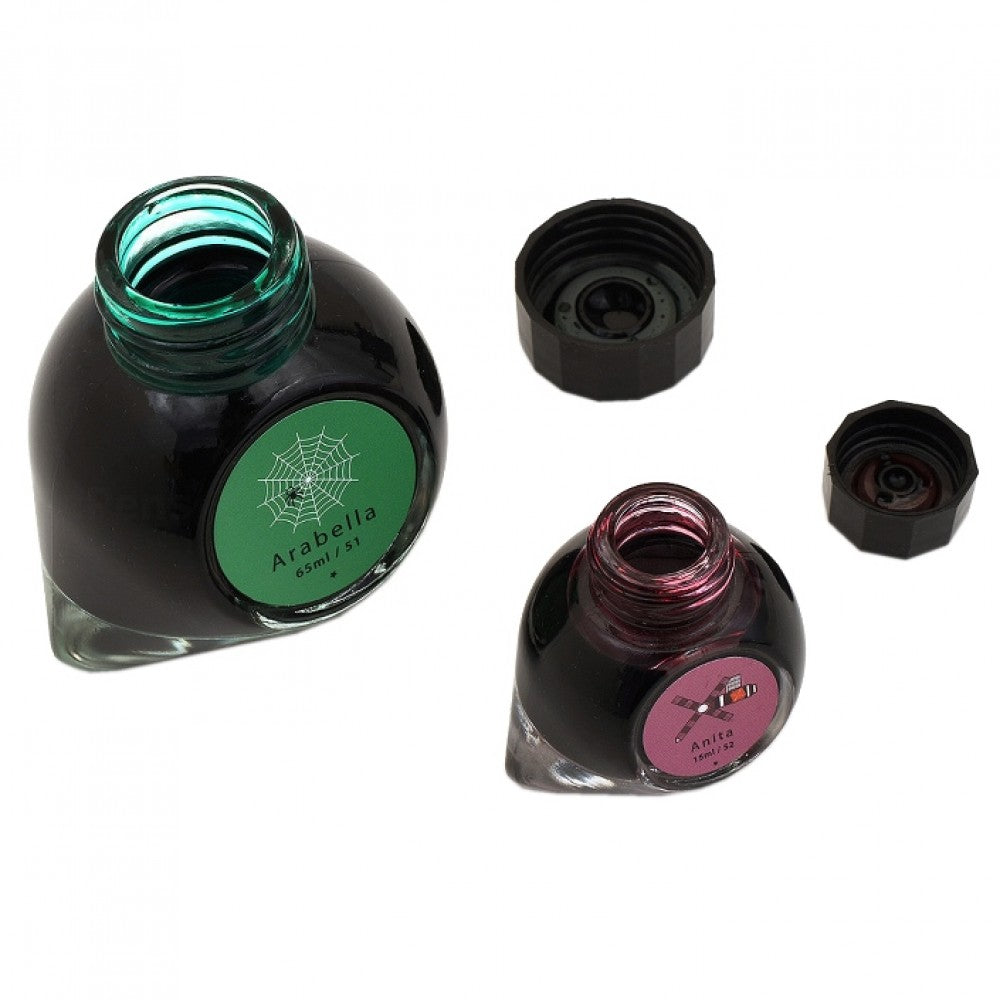 Colorverse Ink | Trailblazer In Space | Arabella Green & Anita Pink | 65ml & 15ml | 2 Bottle Set - penpencilink
