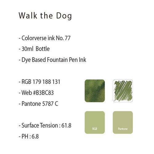 Colorverse | Joy | Ink Bottle | Ordinary Earth Edition | Walk The Dog | 30ml - penpencilink