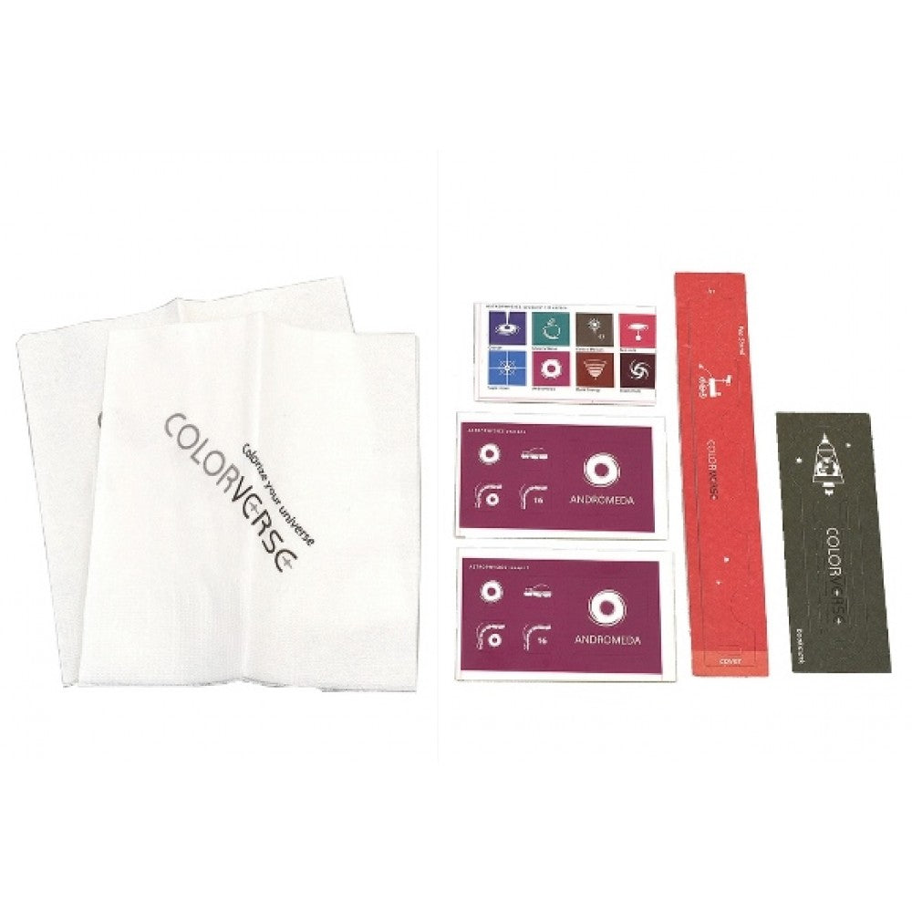 Colorverse | Astrophysics Series | Season 2 | Fountain Pen Ink | Andromeda | Purple | 65ml and 15ml | 2 Bottle Set - penpencilink