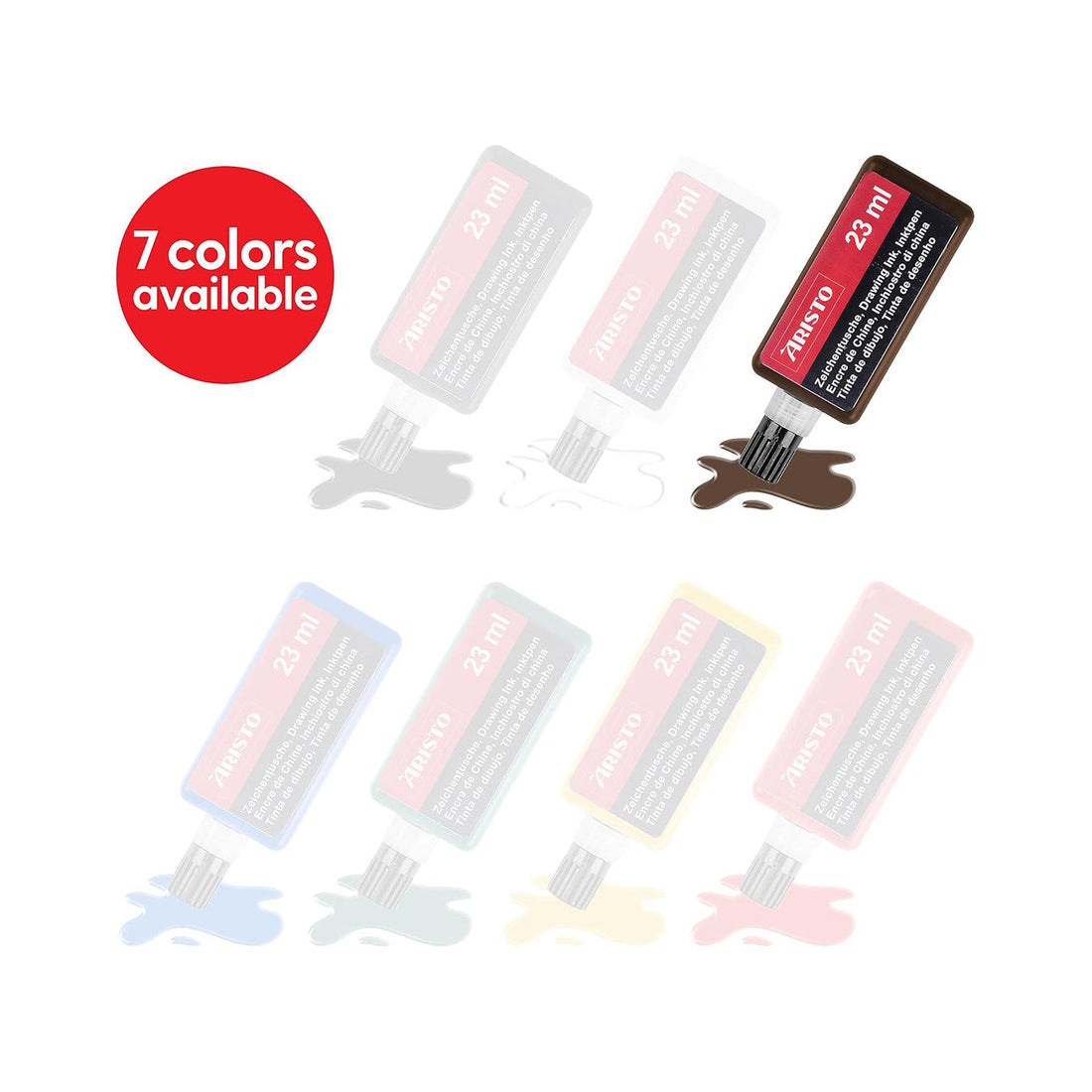 Aristo | Drawing Ink | 23ml | Brown