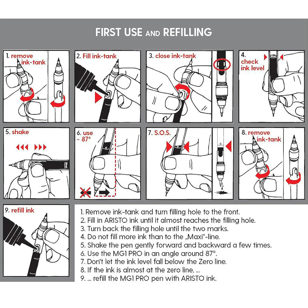 Aristo | Drawing Ink | 23ml | Yellow