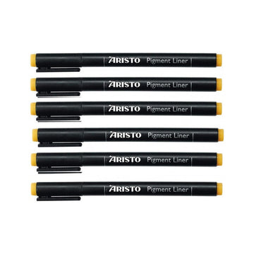 Aristo | Pigment Liner | 0.3mm | Set of 6 Pens