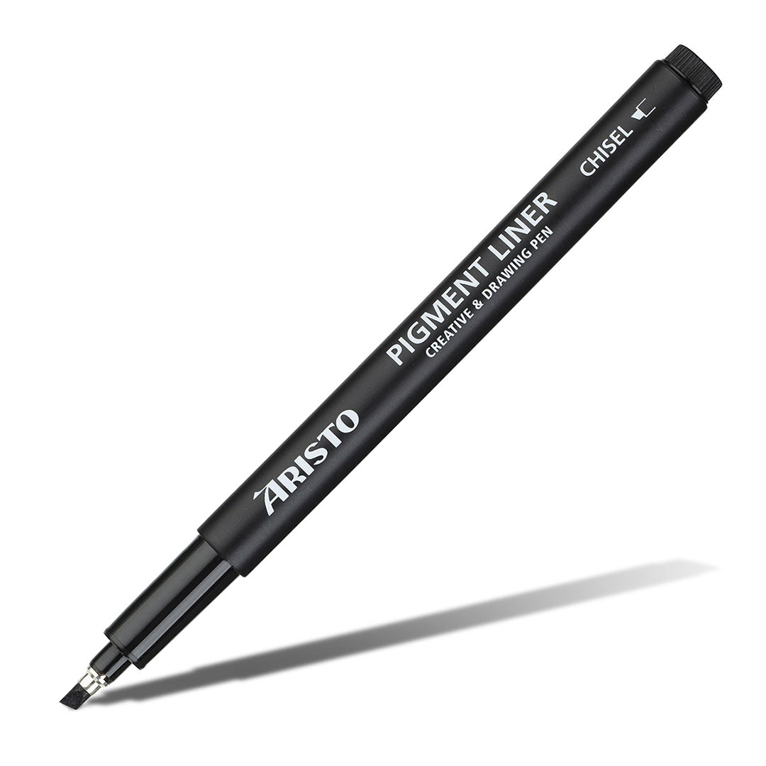 Aristo | Pigment Liner | Chisel Tip | Pack of 1