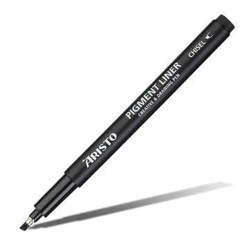 Aristo | Pigment Liner | Chisel Tip | Pack of 1