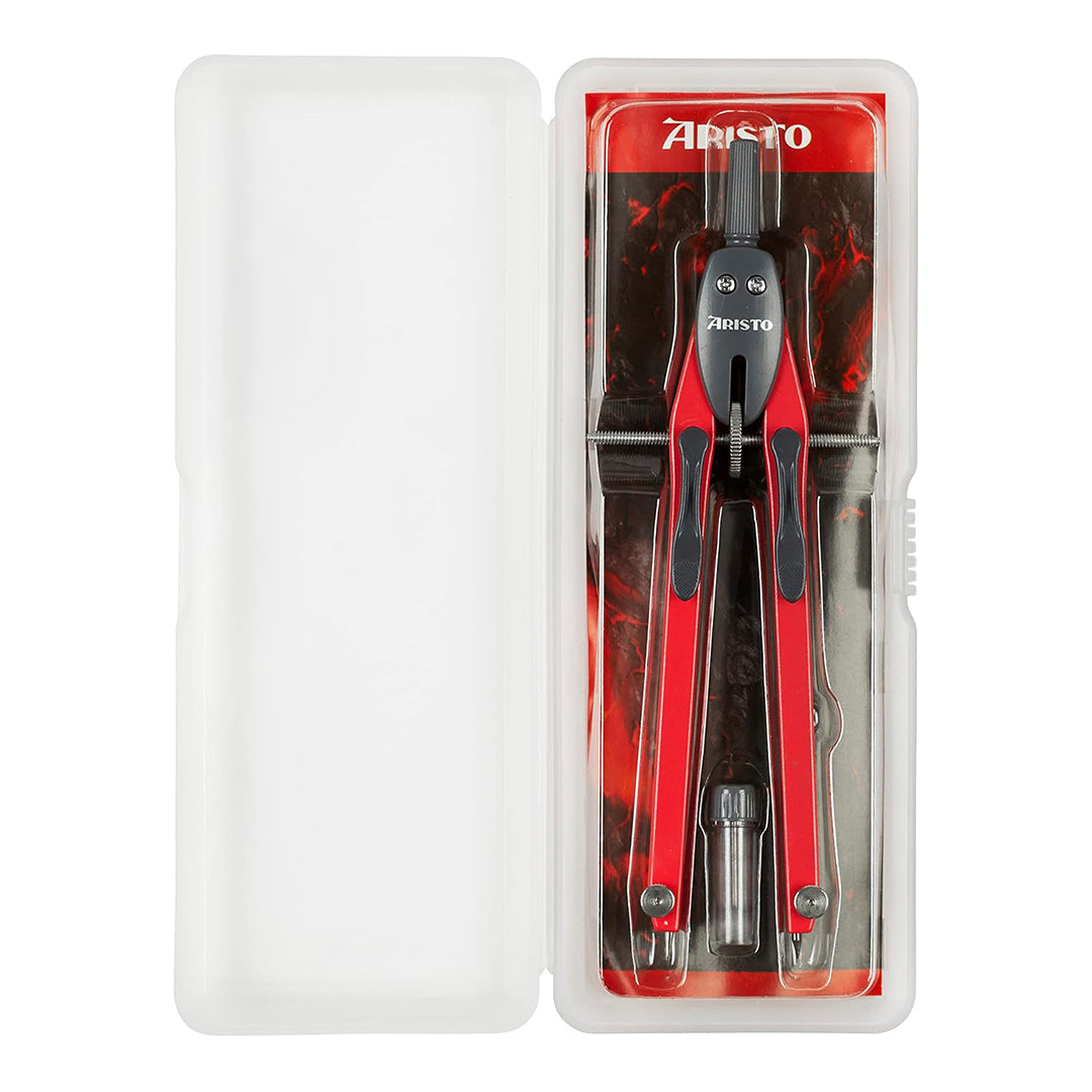 Aristo | Rapid Adjustment Compass | College BTS | Lava Red Colour