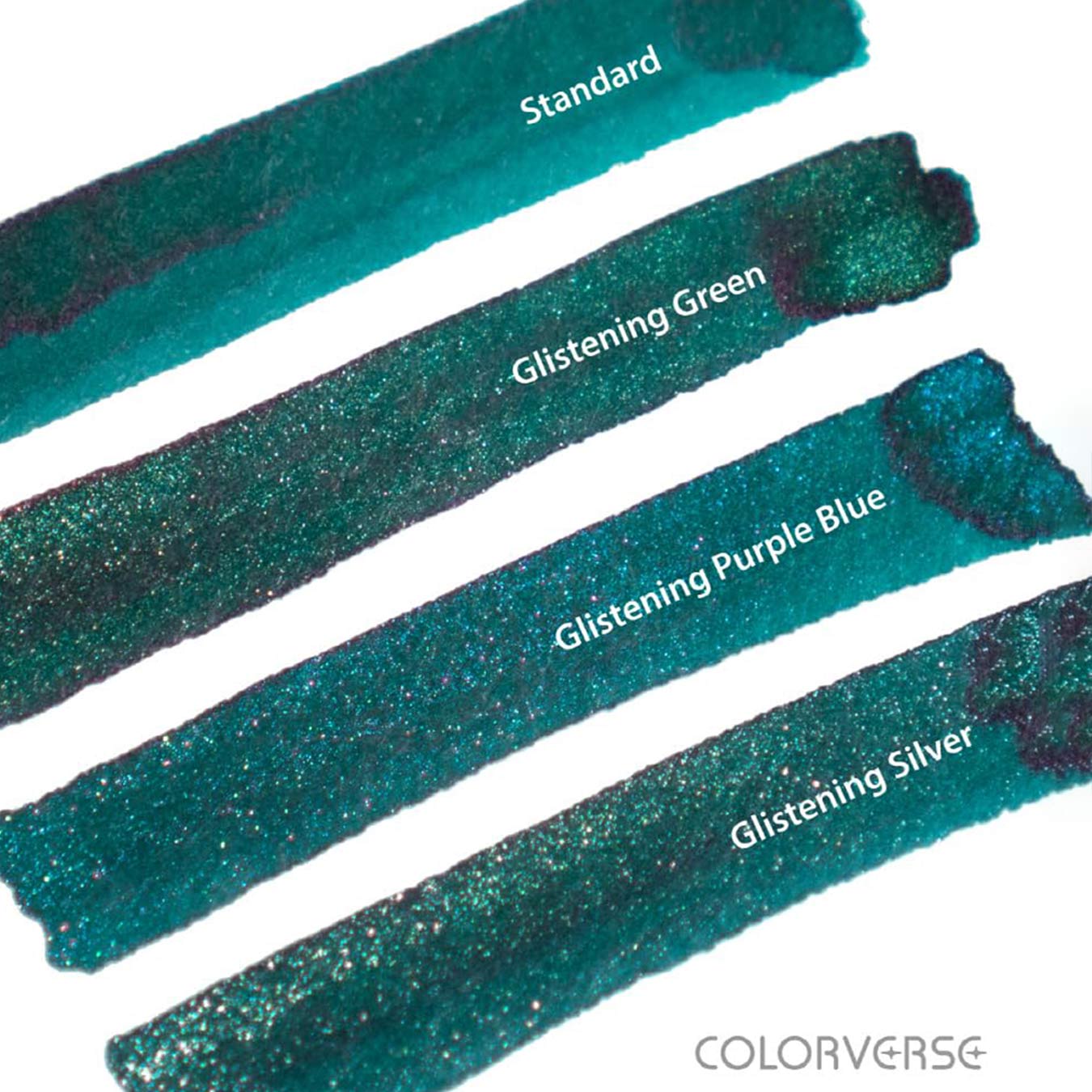 Colorverse | 2025 Blue Green Snake | Standard  | Fountain Pen Ink | Glitter Green | 15ml