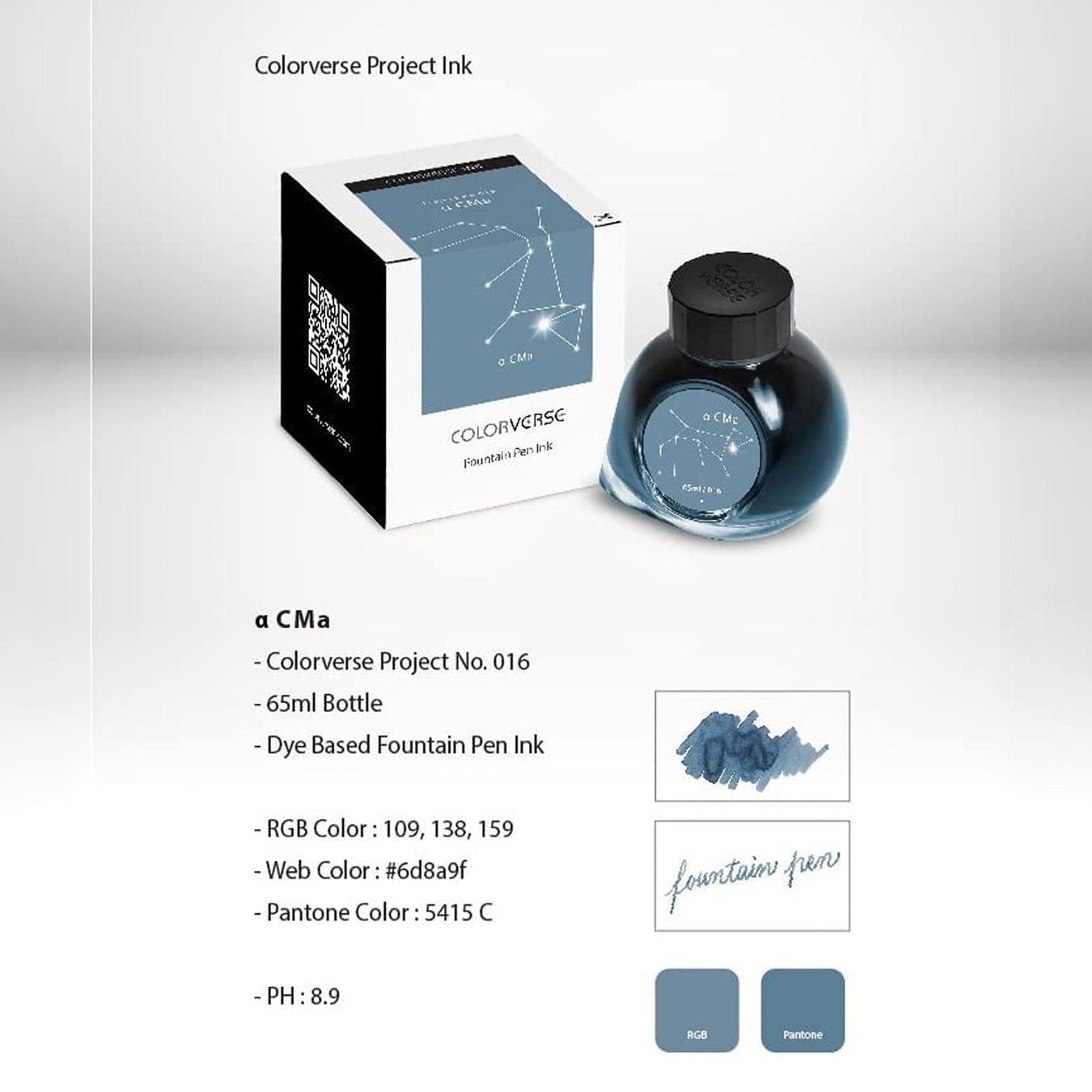Colorverse Fountain Pen Ink | Project Ink | α CMA- 65ml