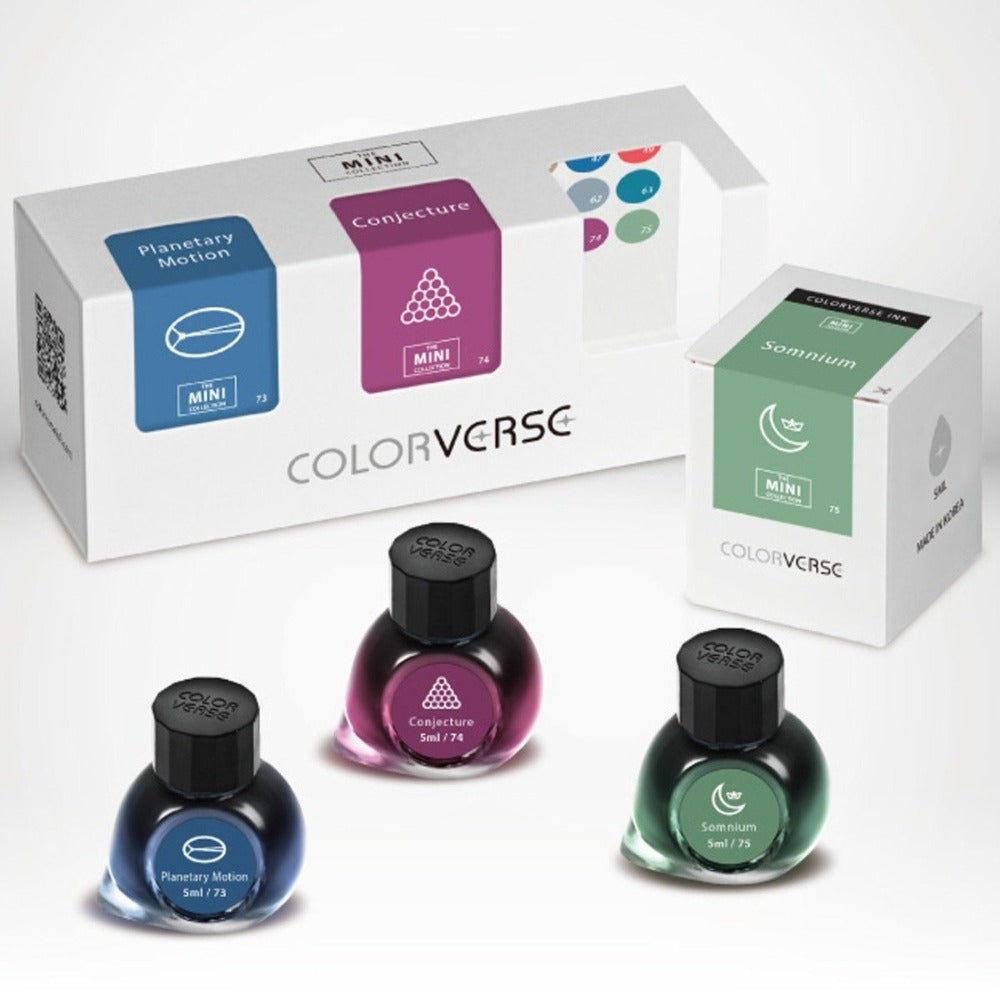 Colorverse Mini Collection | Johannes Kepler | 3 Bottles | 5ml Ink Set