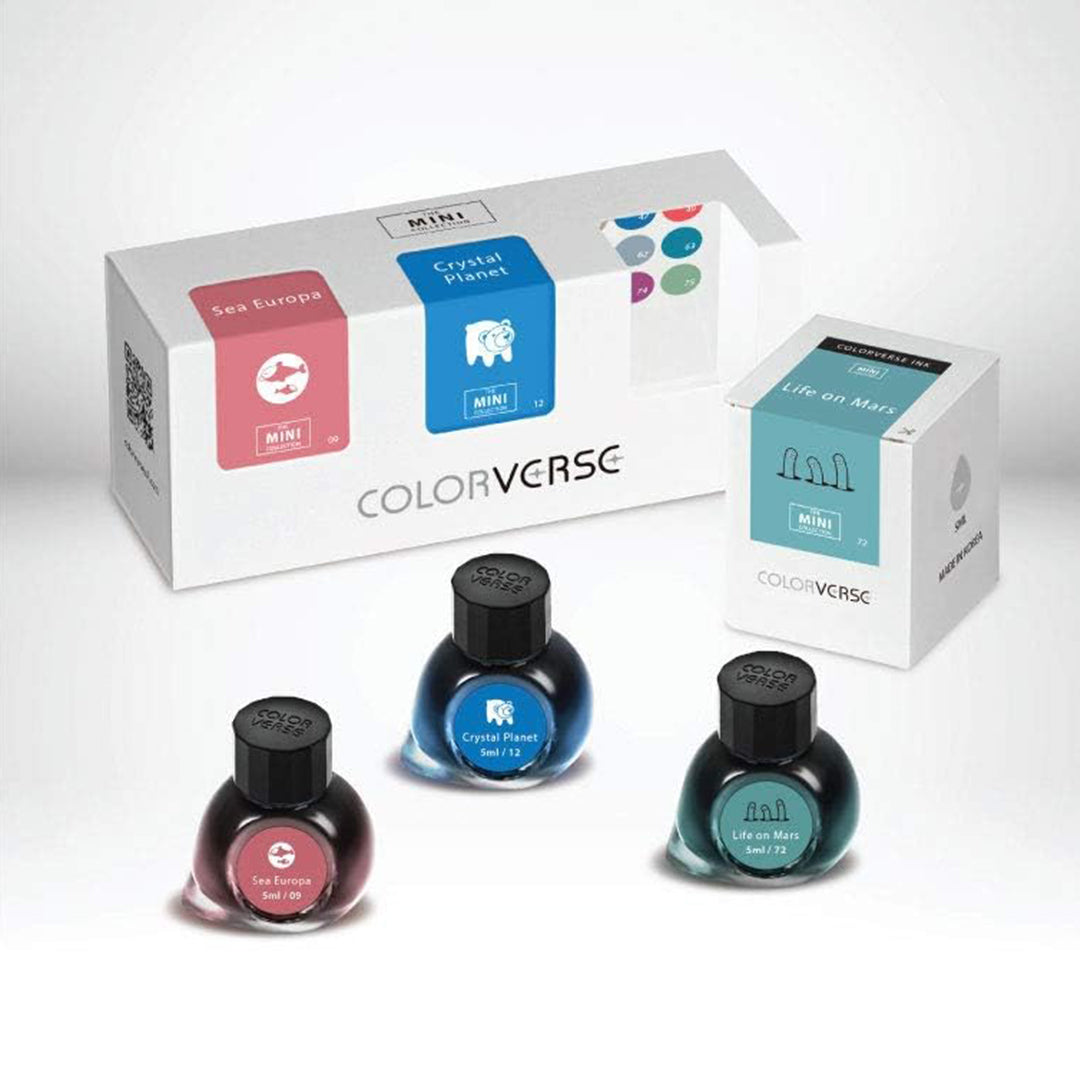 Colorverse Mini Ink Set | Ham No. 65, Extra Dimension & Mariner 4 | 3 Pack