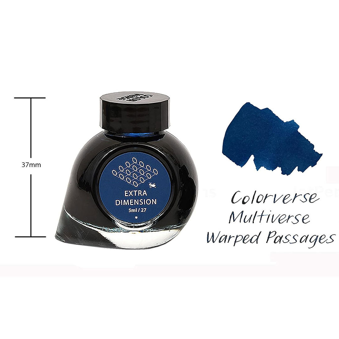 Colorverse Mini | Blue | Fountain Pen Ink Bottled | 5ml | Warped Passages
