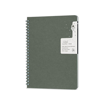 Colorverse | Spiral Bound Note Book | Notebook | Oil Green