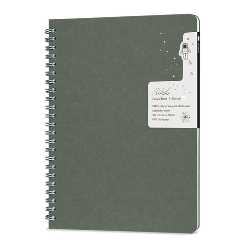 Colorverse | Spiral Bound Note Book | Notebook | Oil Green