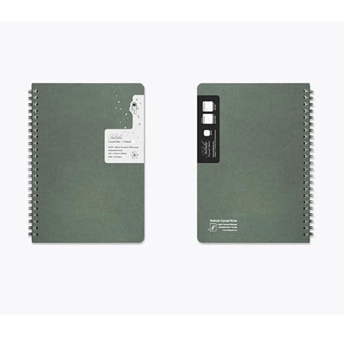 Colorverse | Spiral Bound Note Book | Notebook | Oil Green