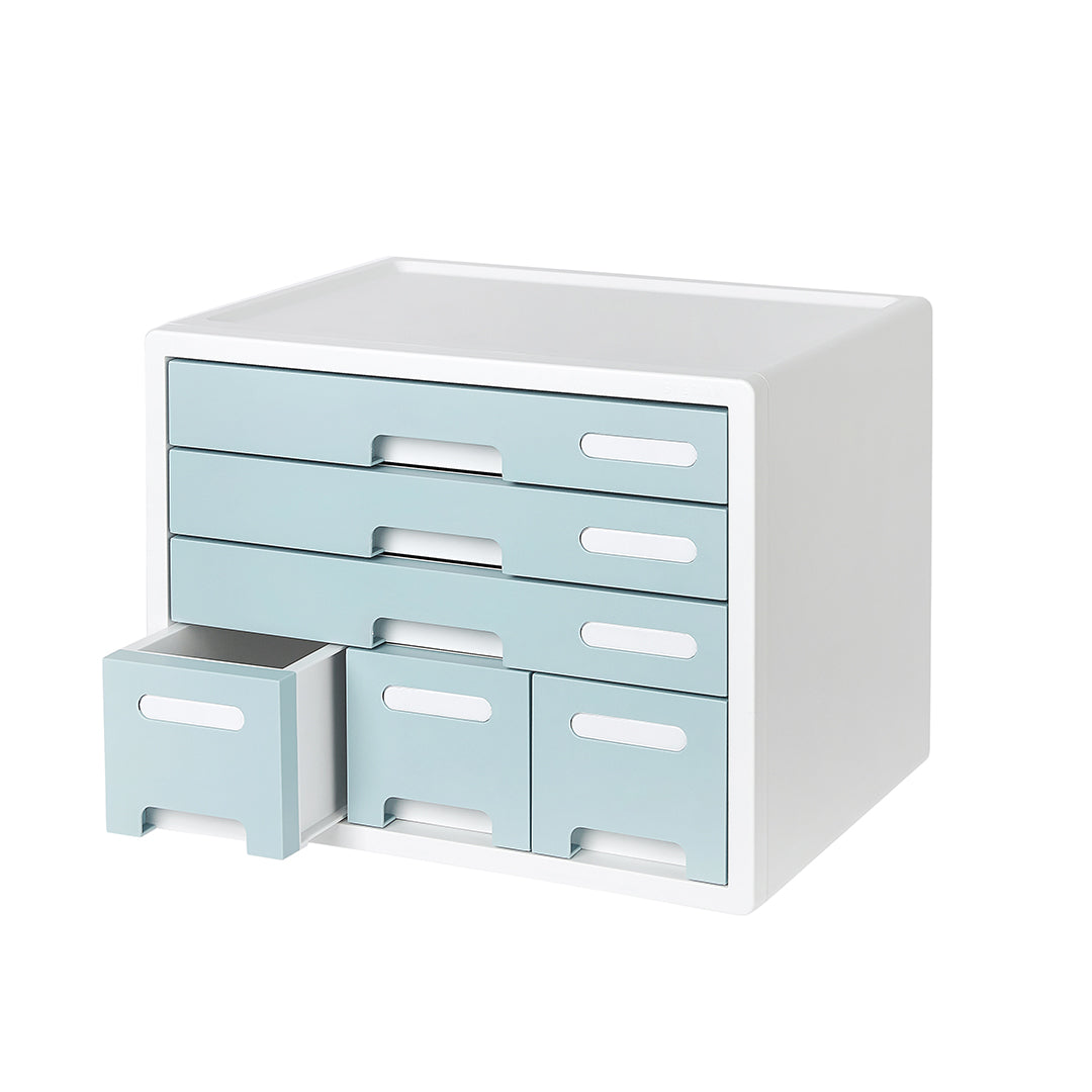 Sysmax | Combo File Cabinet| 6 Drawers| Organizer | Mint