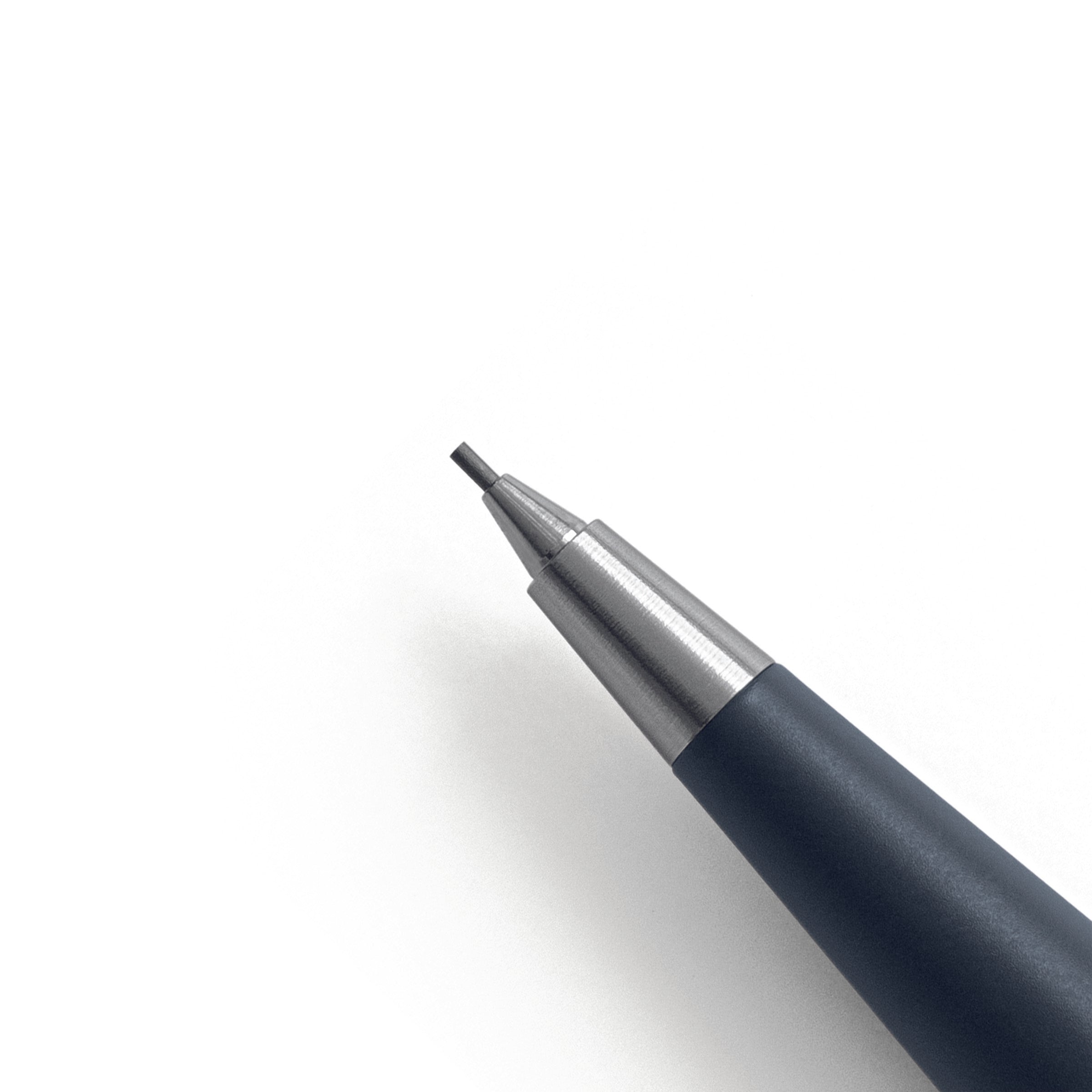 LEUCHTTURM1917 0.7mm Mechanical Clutch Pencil | Graphite HB Lead | Drehgriffel No. 2 | Light Grey | Twist Mechanism