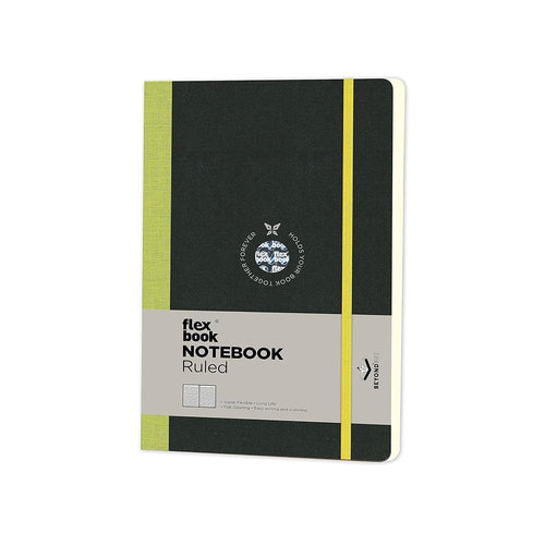 Flexbook | Ruled | Medium A5 Size Notebook | Light Green | Flex Global