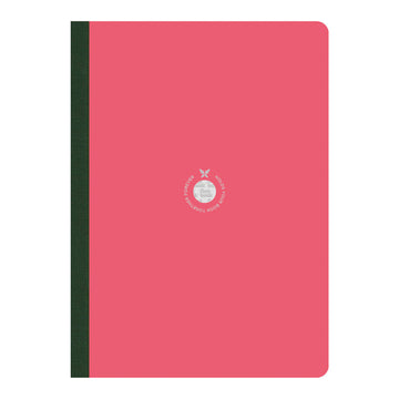 Flexbook | Ruled | Large A4 Size Notebook | Pink | Smartbook