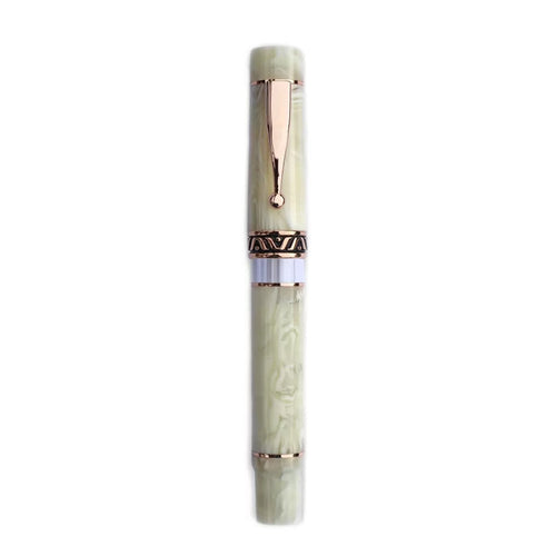 Gioia | Fountain Pen | Ivory White Pearl-Rosegold | Medium