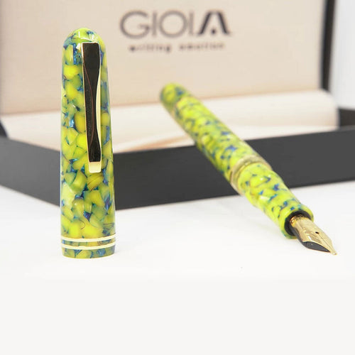 Gioia | Metis Fountain Pen | Colibri Gold | Medium Nib