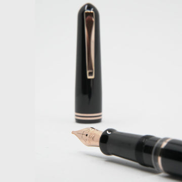 GIOIA | Metis | Fountain Pen | Classic | Black | Rose Gold Trims