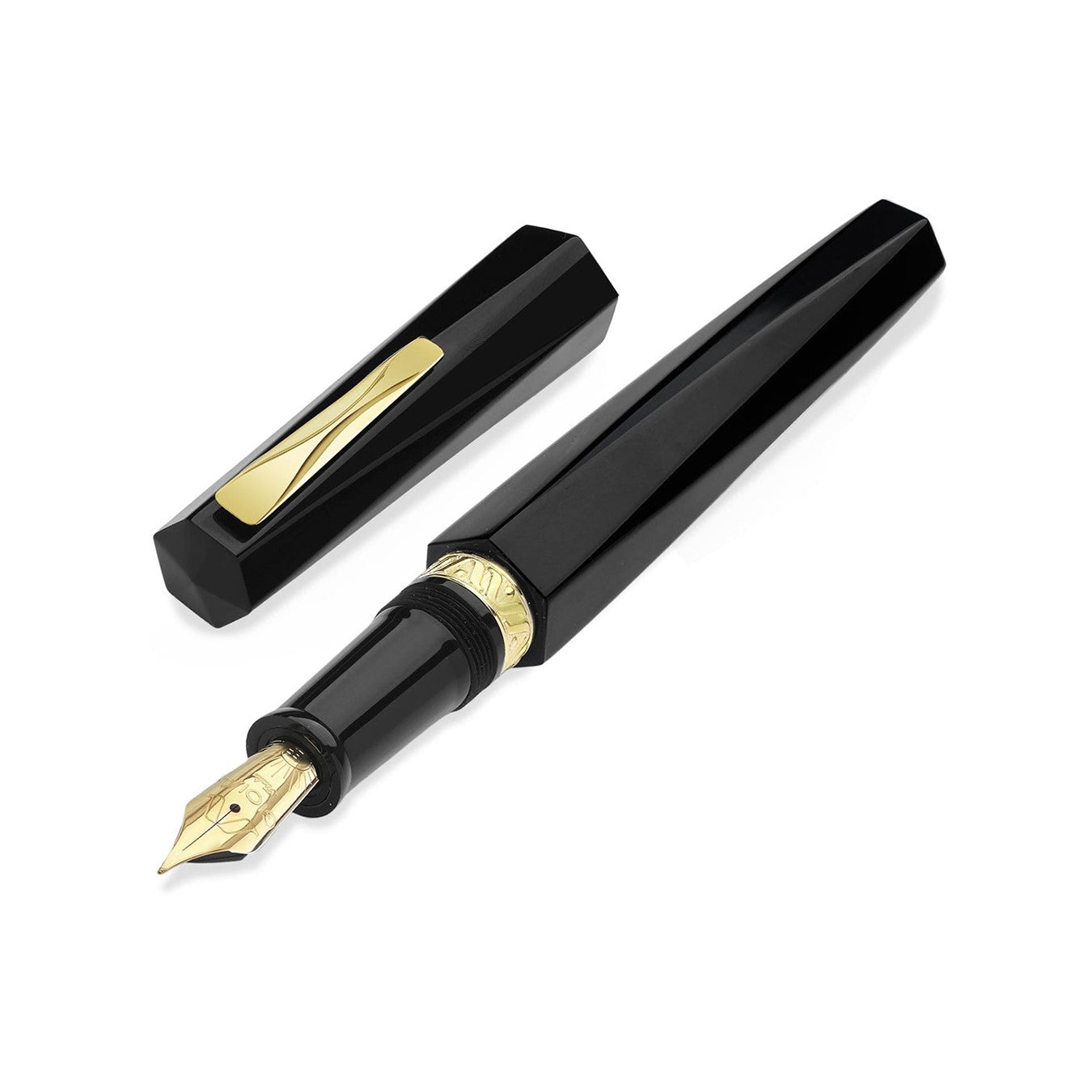 Gioia | Sephora | Fountain Pen | Noir Black | Gold Trims