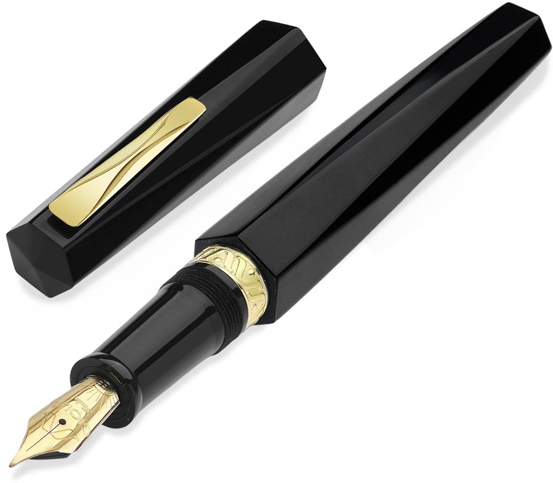 Gioia | Sephora | Fountain Pen | Noir Black | Gold Trims