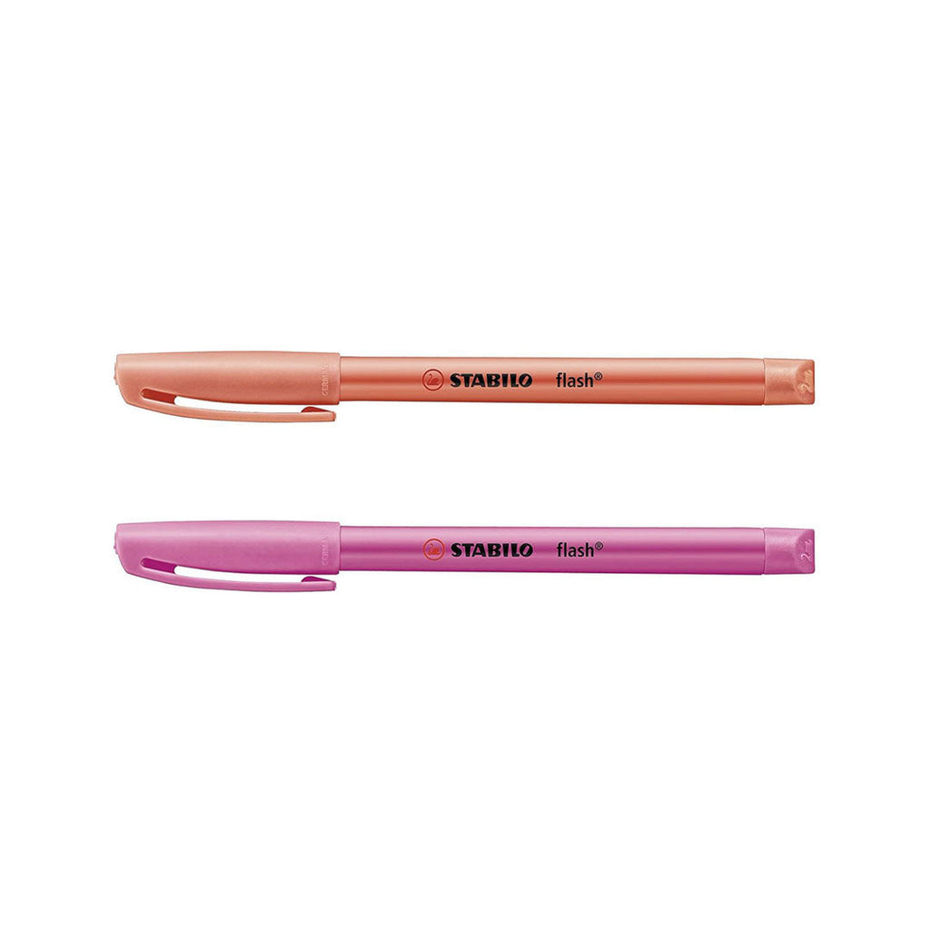 Stabilo | Flash | Highlighter | Pack Of 2 | Yellow and Orange