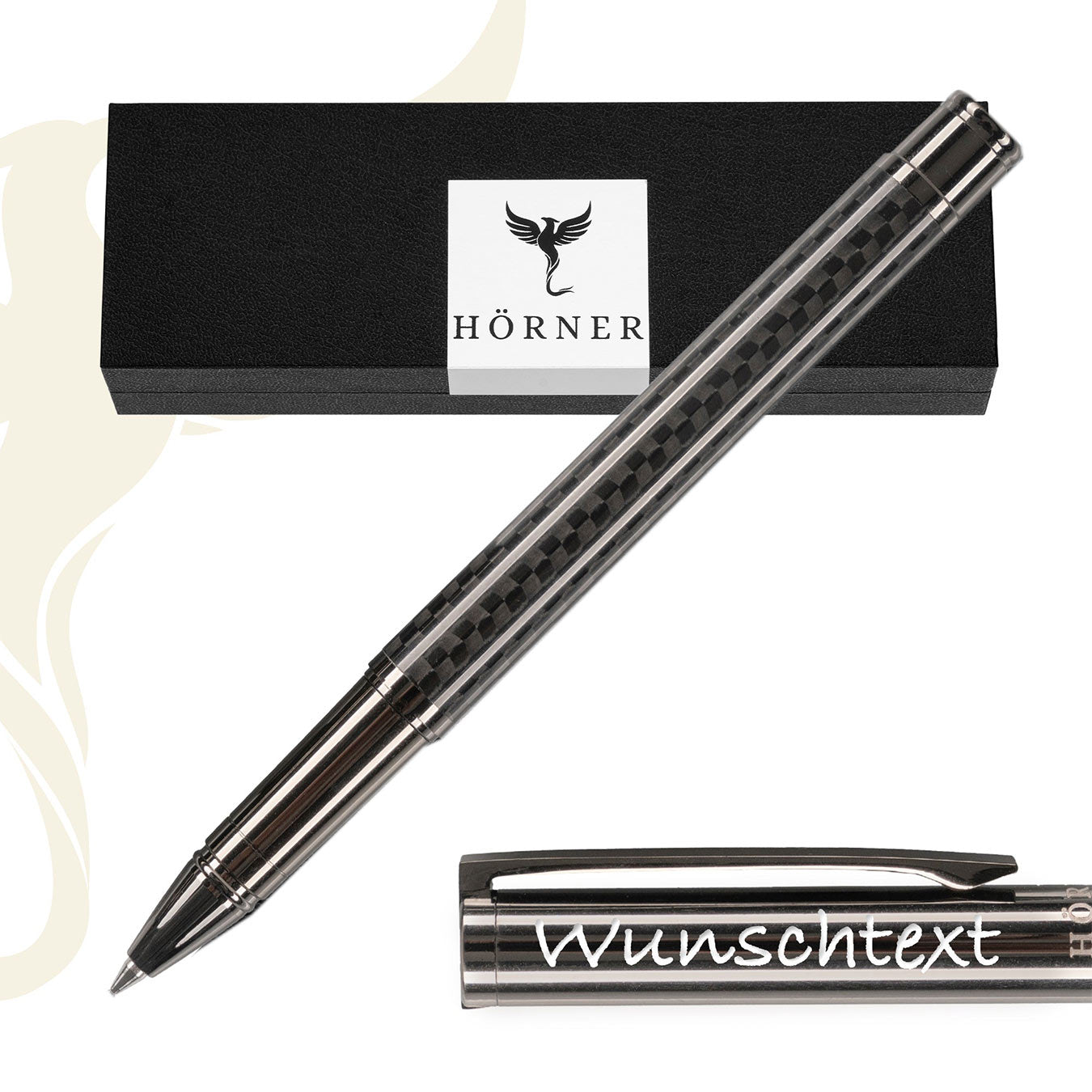 Horner | Carboneo | Rollerball Pen | Carbon Black