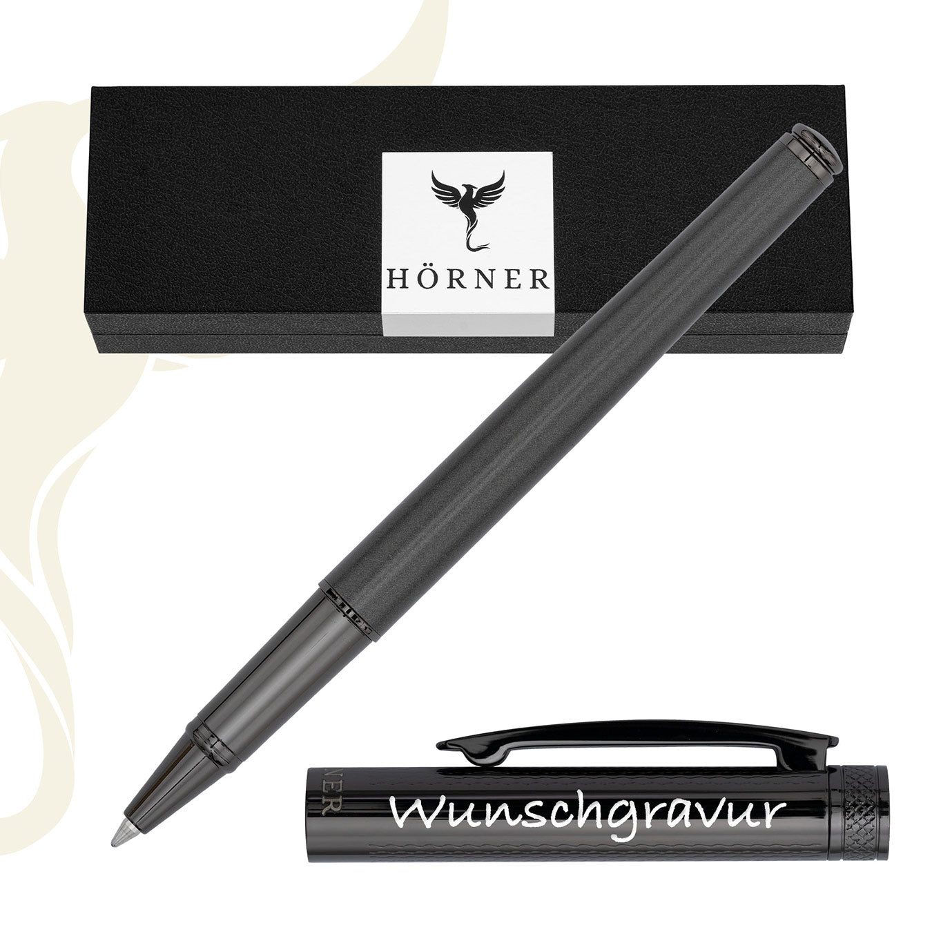Horner | Levio | Rollerball Pen | Gunmetal Grey