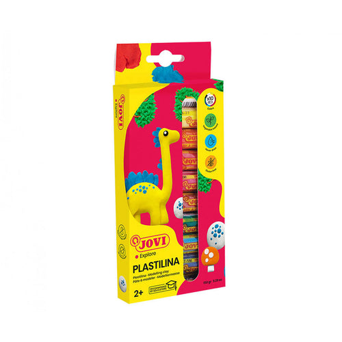 Jovi | Modelling Clay | 10 Colours Sticks | Pack Of 2