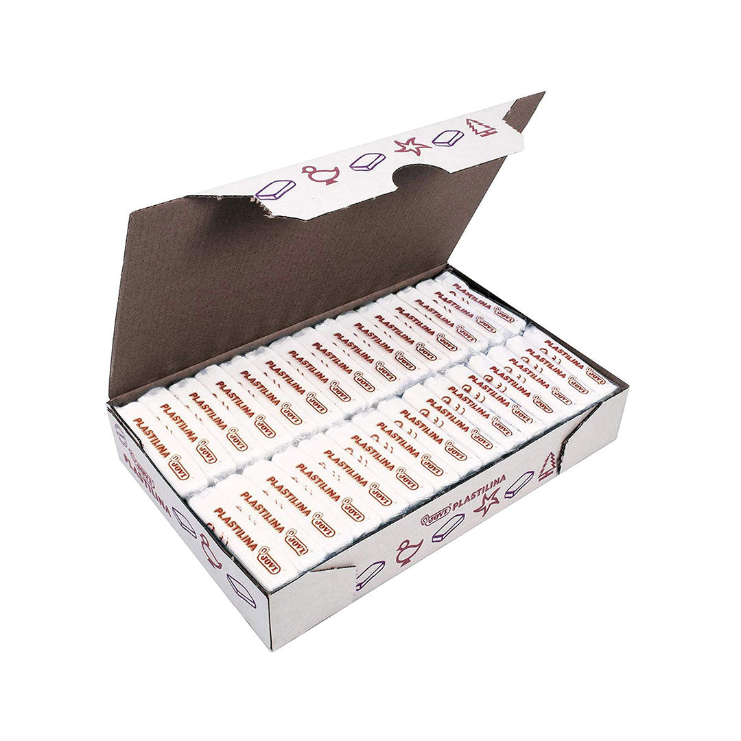 Jovi | Modelling Clay | 30 Bar Of 50g | White