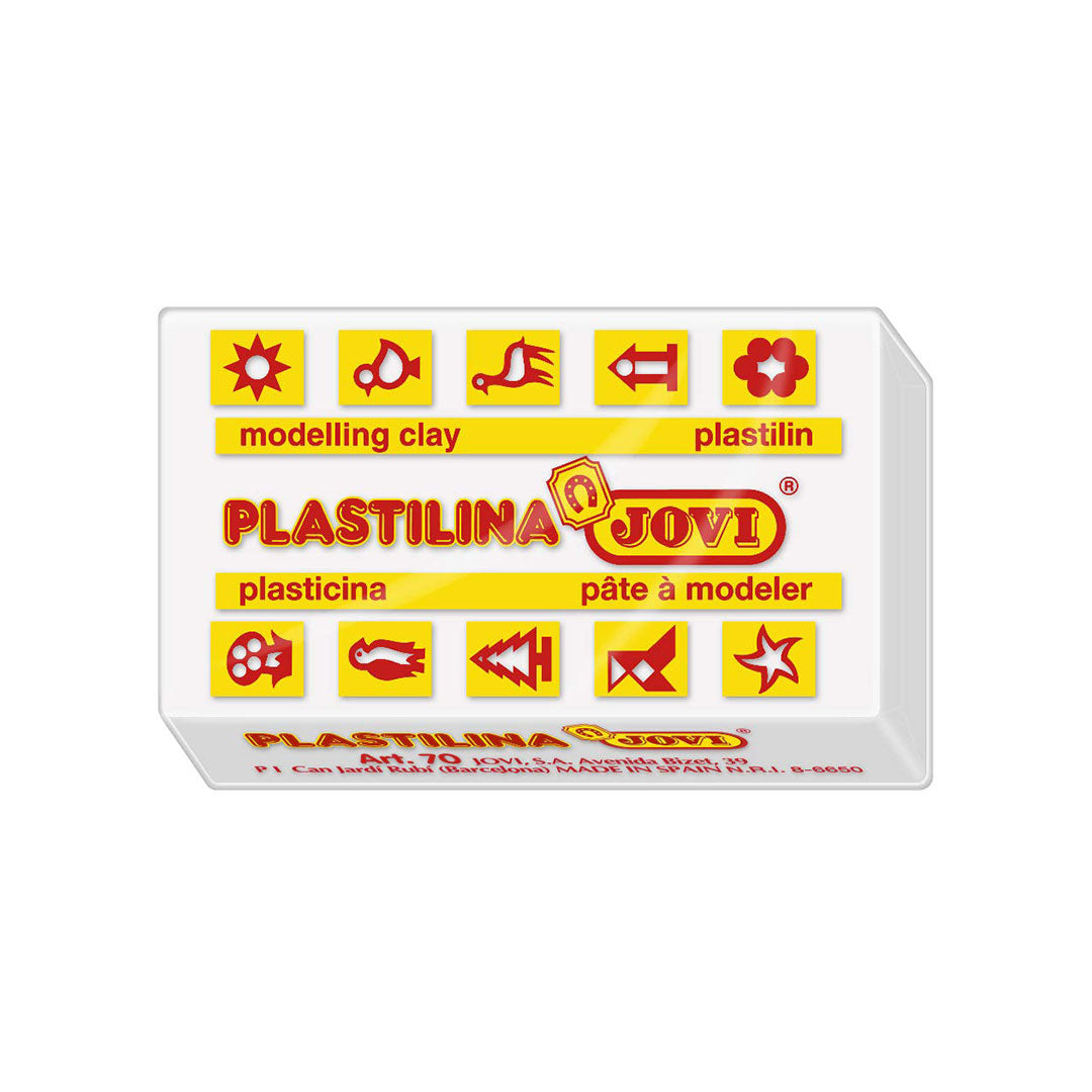 Jovi | Modelling Clay | 30 Bar Of 50g | White