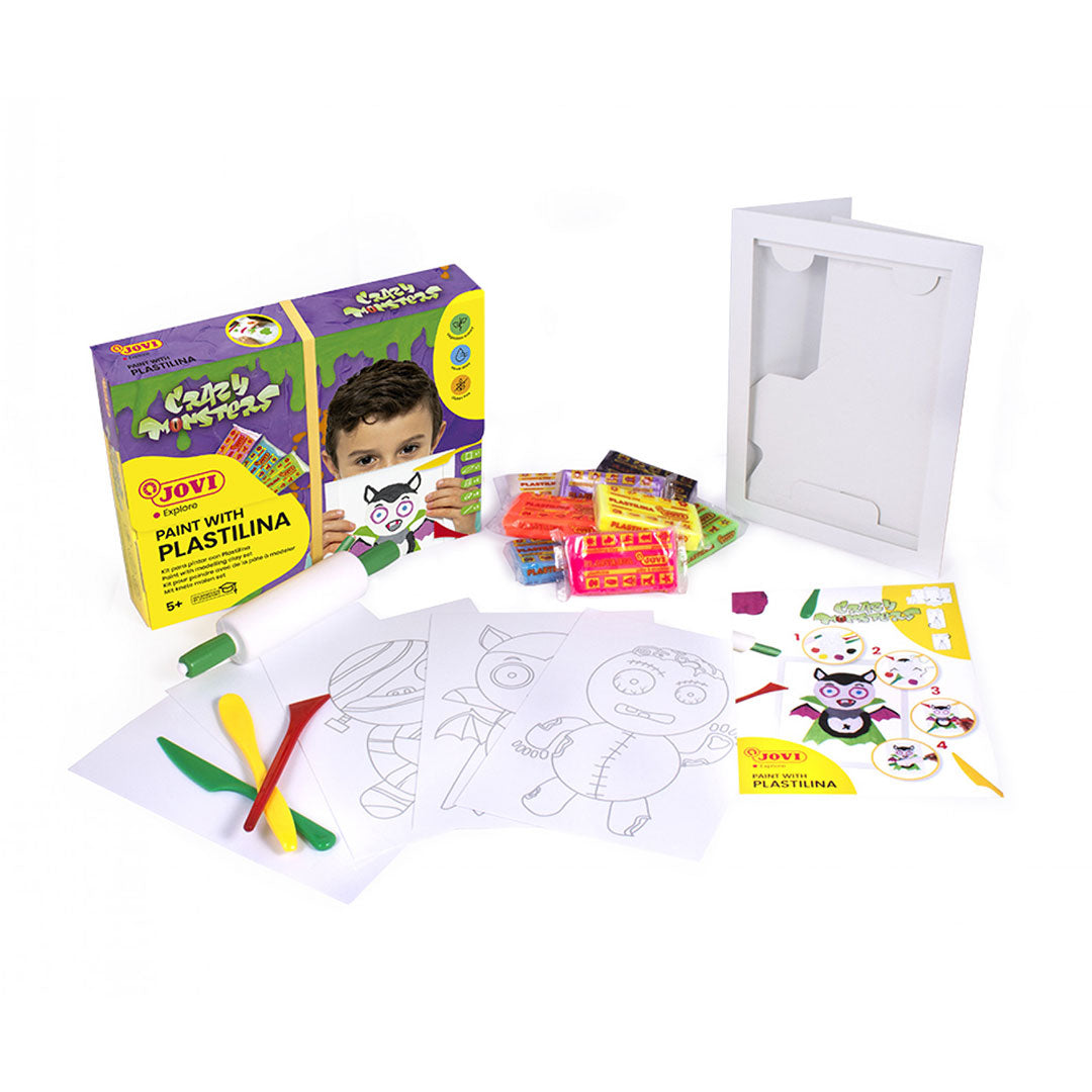 Jovi | Paint With Plastilina | Crazy Monsters