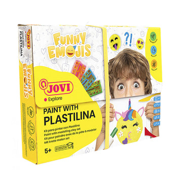 Jovi | Paint With Plastilina | Funny Emojis