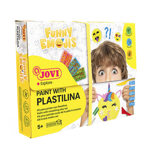 Jovi | Paint With Plastilina | Funny Emojis