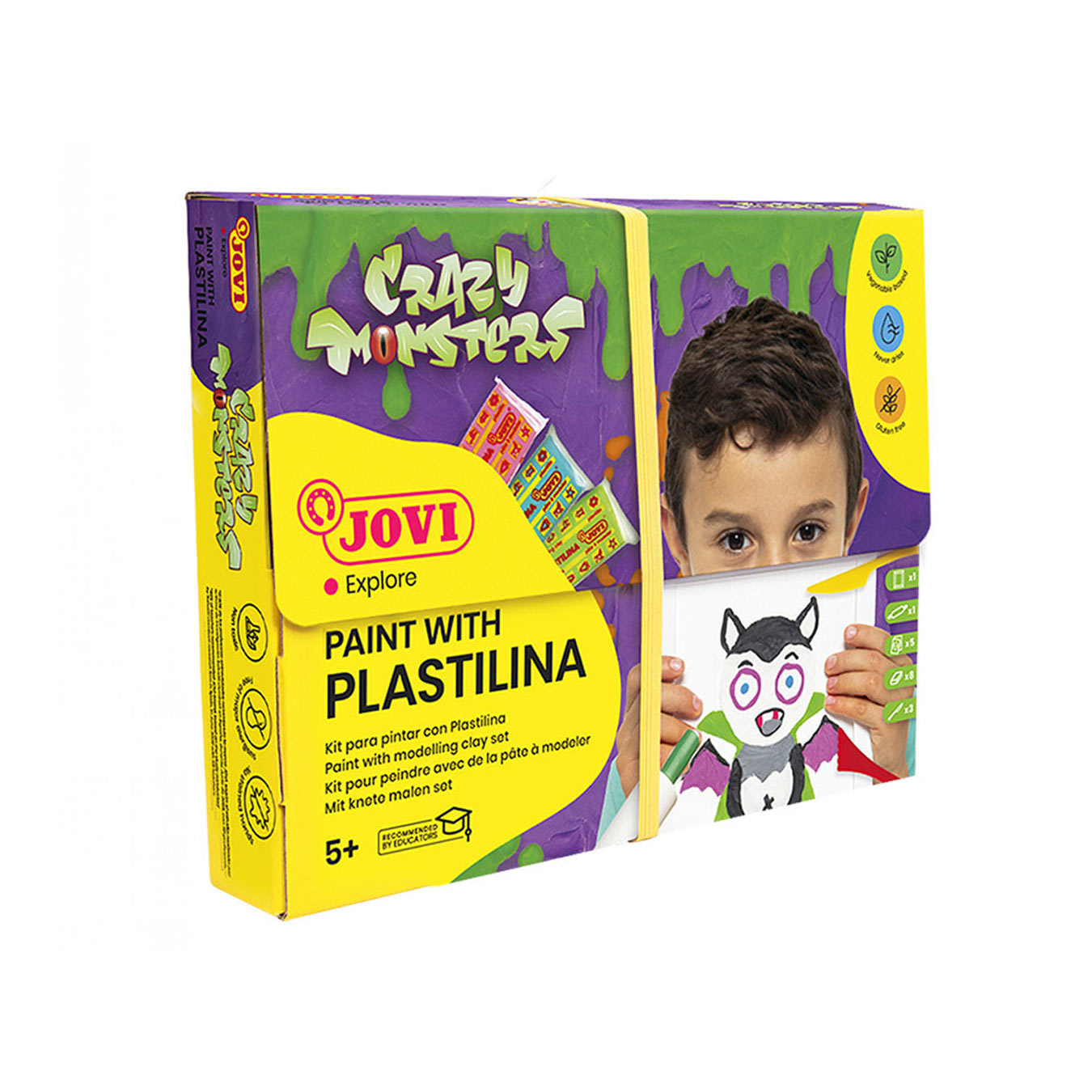 Jovi | Paint With Plastilina | Crazy Monsters