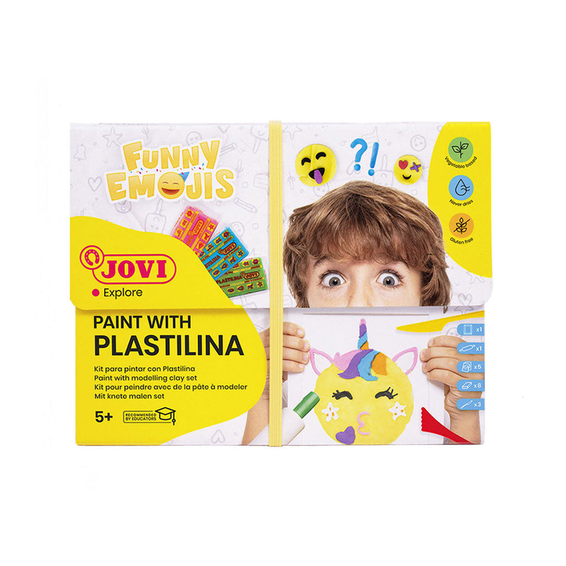 Jovi | Paint With Plastilina | Funny Emojis