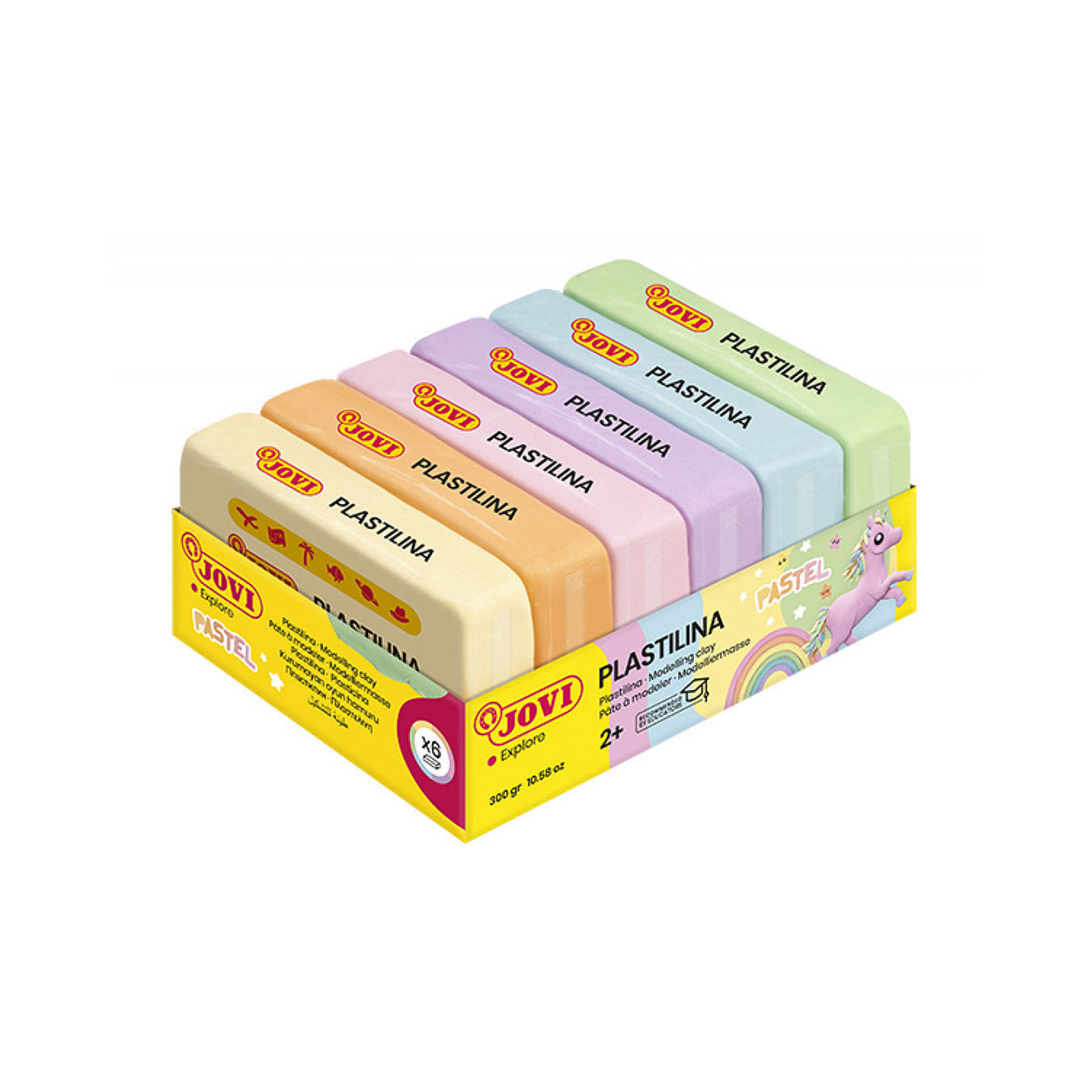 Jovi | Plastilina Pastel Clay | 50g 6 Pcs