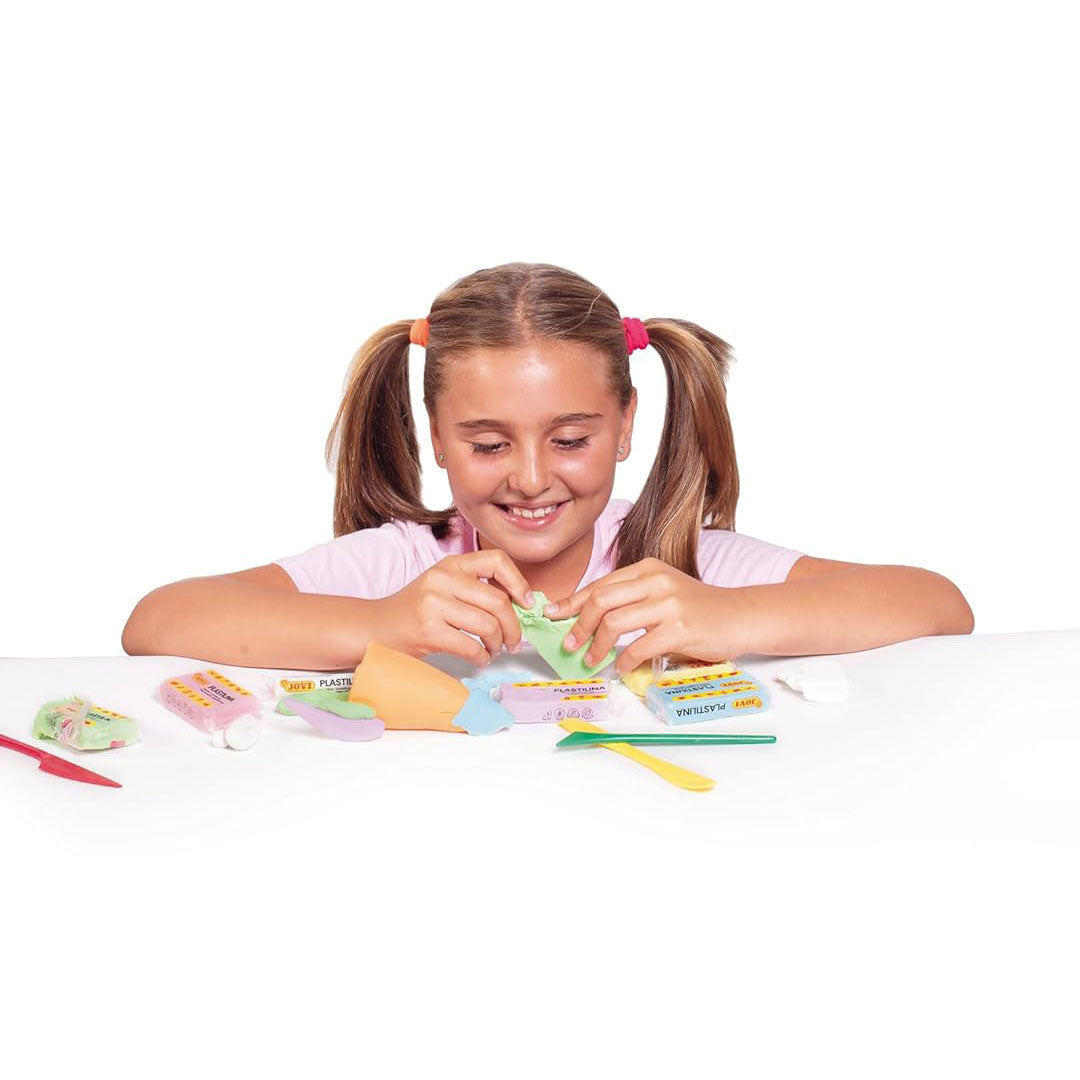 Jovi | Plastilina Reusable | Non-Drying Modeling Clay | 0.50 Oz Bars | Set of 6