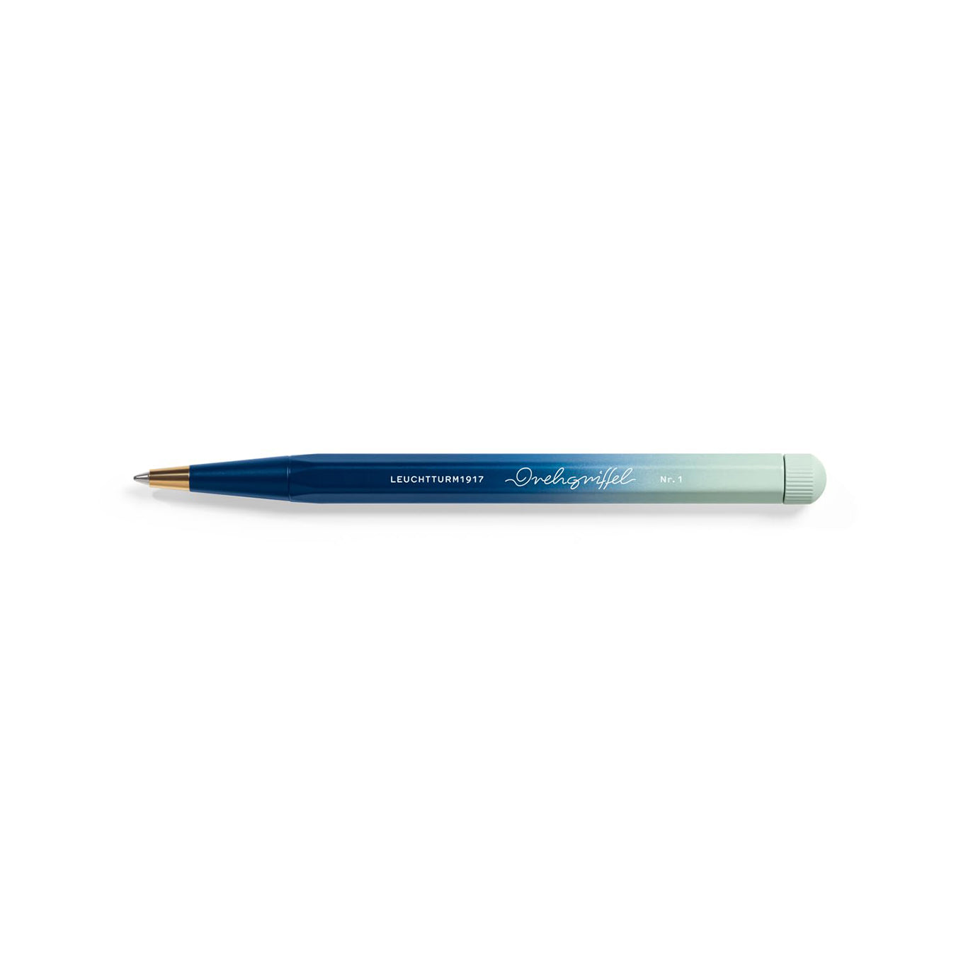LEUCHTTRUM1917 | Gradient Edition | Ball Point Pen | Black Ink | Drehgriffel No. 1 | Navy Mint/Green