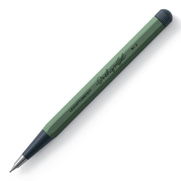 LEUCHTTURM1917 0.7mm Mechanical Clutch Pencil | Graphite HB Lead | Drehgriffel No. 2 | Olive Green | Twist Mechanism - penpencilink