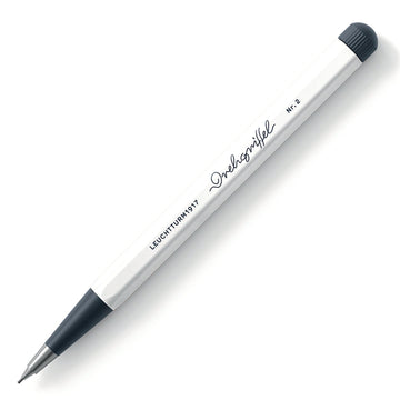 LEUCHTTURM1917 0.7mm Mechanical Clutch Pencil | Graphite HB Lead | Drehgriffel No. 2 | White | Twist Mechanism - penpencilink