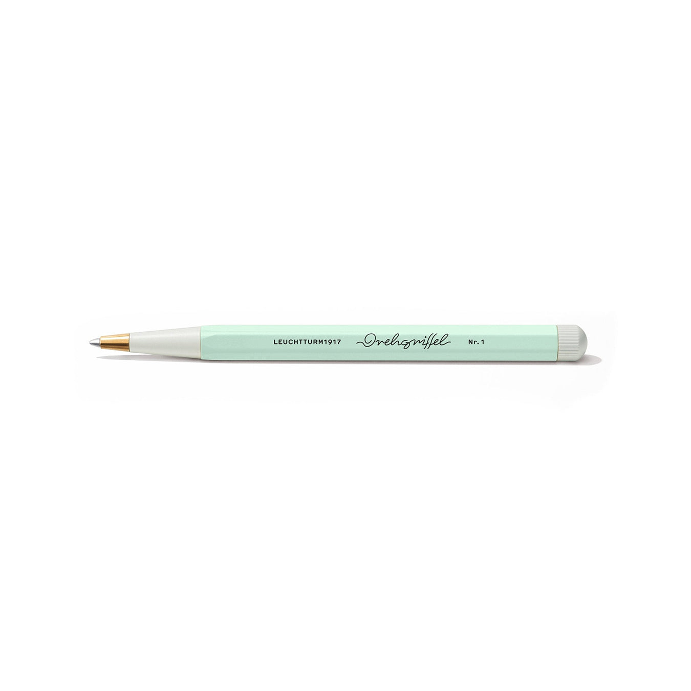 LEUCHTTURM1917 Ball Point Pen with Royal Blue Ink | Drehgriffel No. 1 | Mint Green | Twist Mechanism