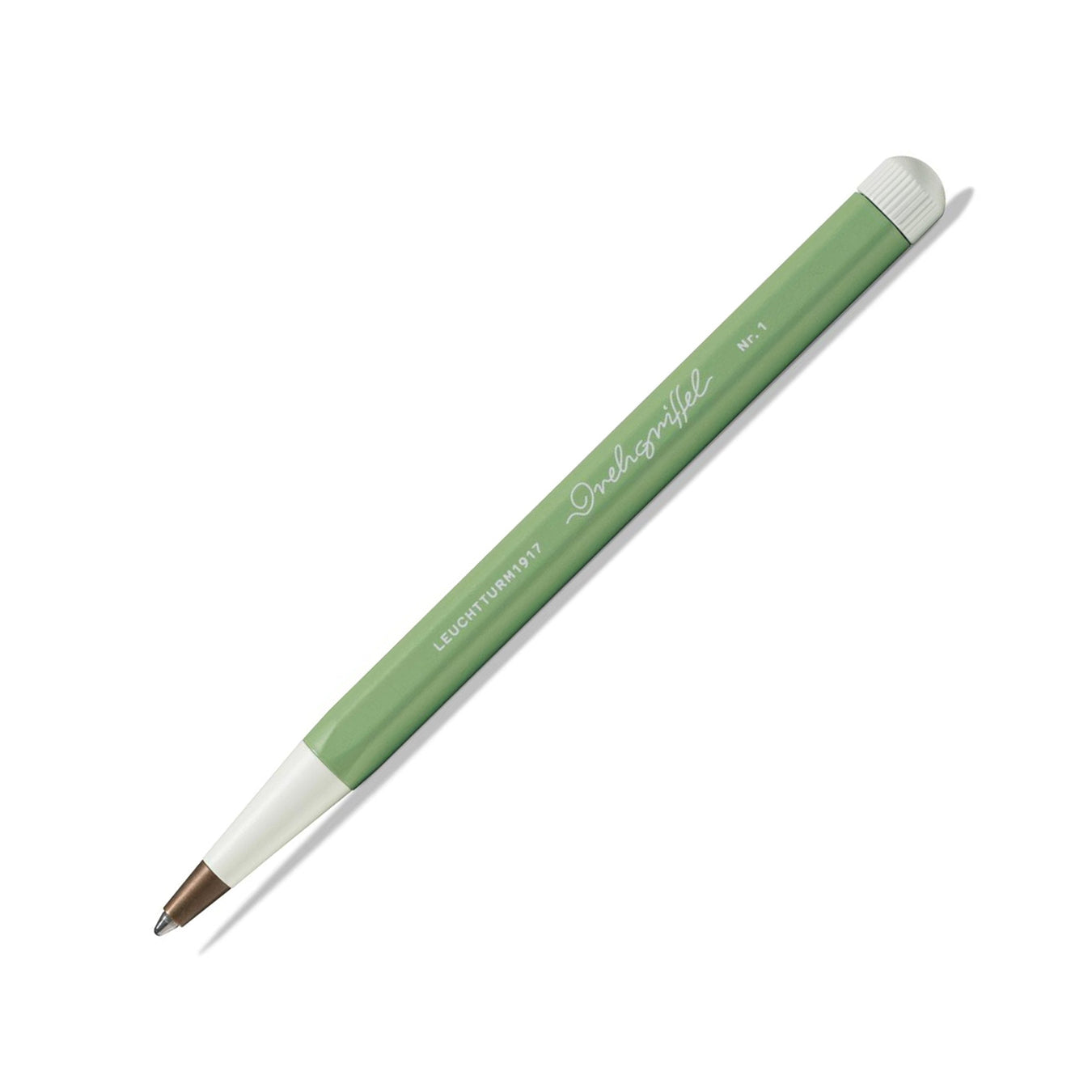 LEUCHTTURM1917 Ball Point Pen with Royal Blue Ink | Drehgriffel No. 1 | Sage Green | Twist Mechanism