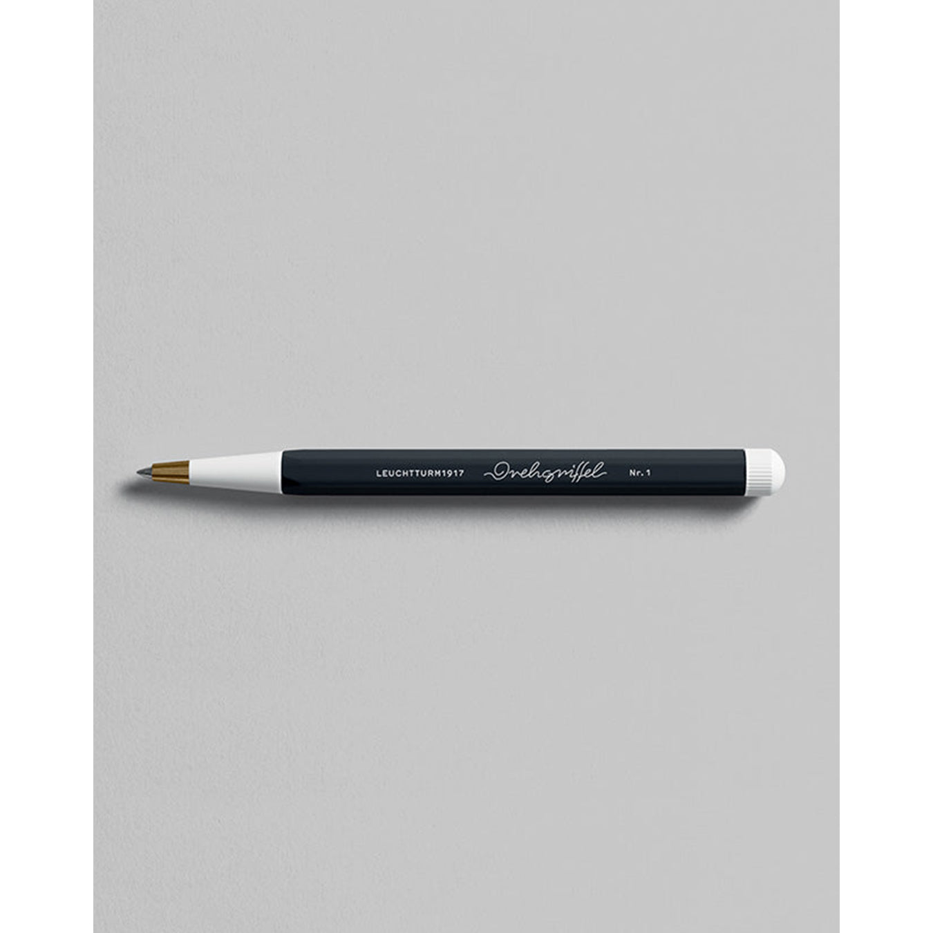 LEUCHTTURM1917 Gel Pen with Document Proof Black Ink | Drehgriffel No. 1 | Black | Twist Mechanism