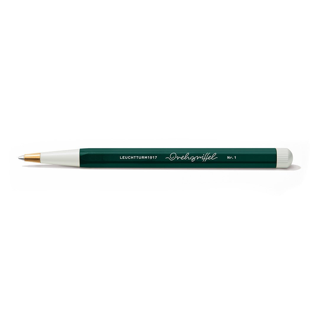 LEUCHTTURM1917 Gel Pen with Document Proof Black Ink | Drehgriffel No. 1 | Forest Green| Twist Mechanism - penpencilink