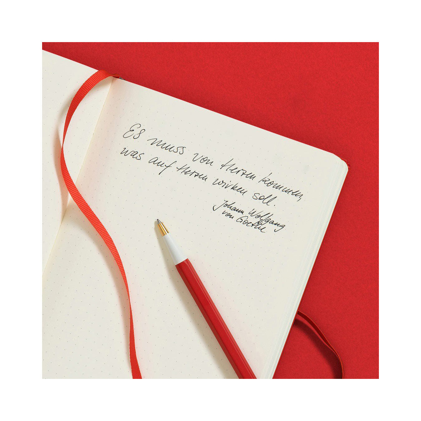 LEUCHTTURM1917 Gel Pen with Document Proof Black Ink | Drehgriffel No. 1 | Fox Red | Twist Mechanism