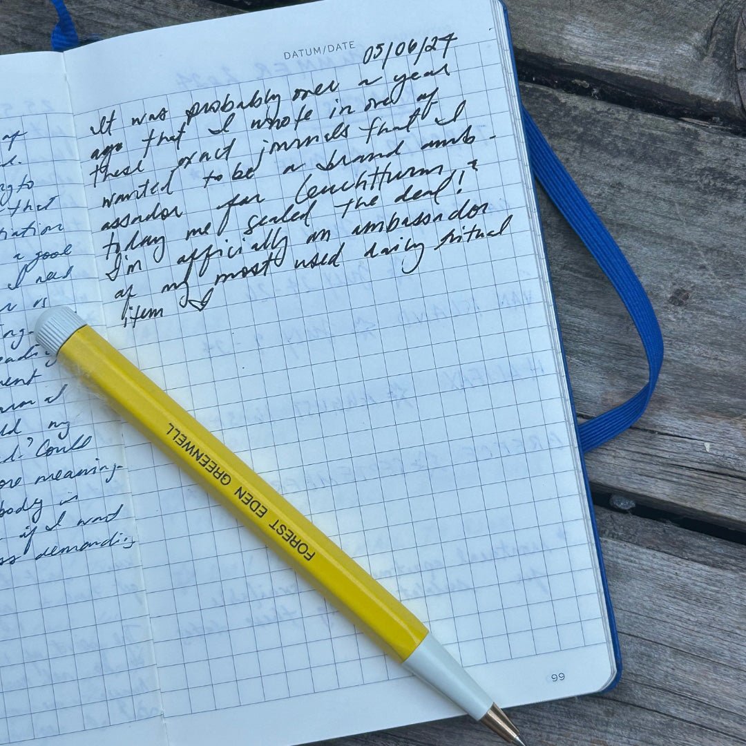 LEUCHTTURM1917 Gel Pen with Document Proof Black Ink | Drehgriffel No. 1 | Lemon Yellow| Twist Mechanism - penpencilink